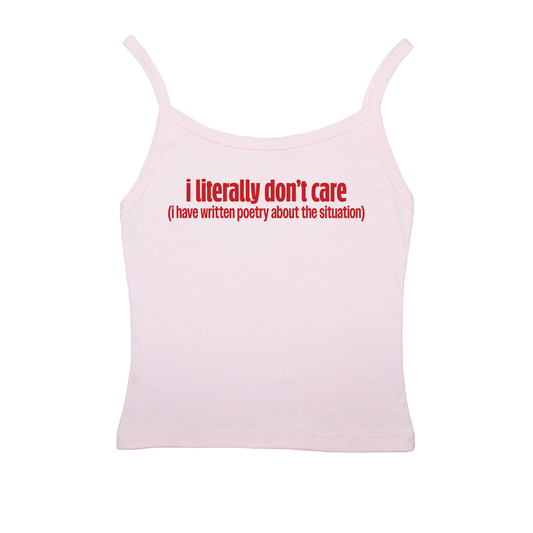 I Don't Care Tank Top