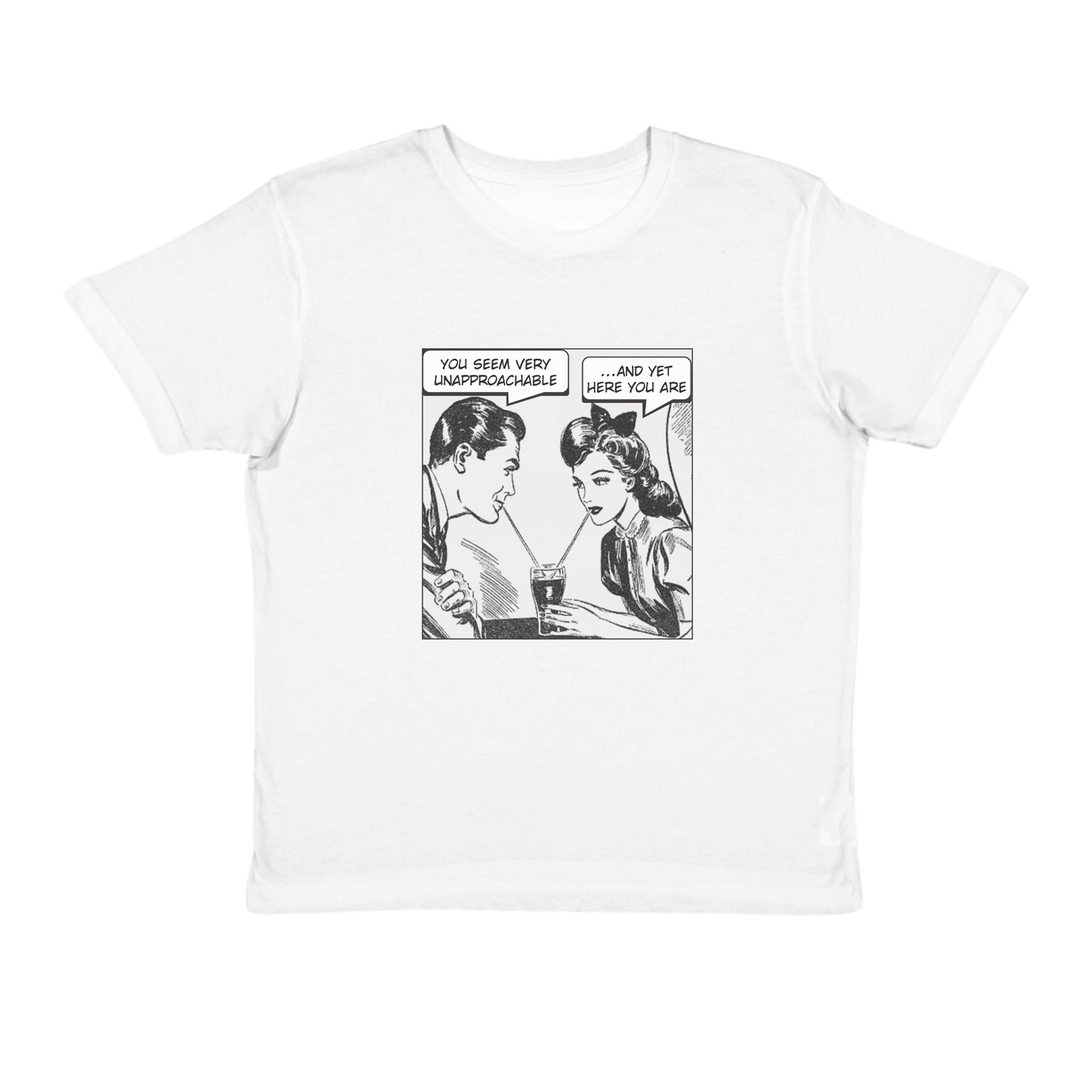 Unapproachable Comic Baby Tee