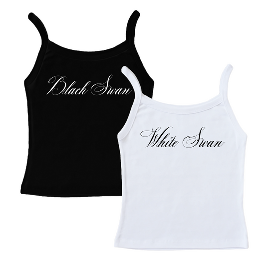 Black Swan / White Swan Matching Tank Top Set