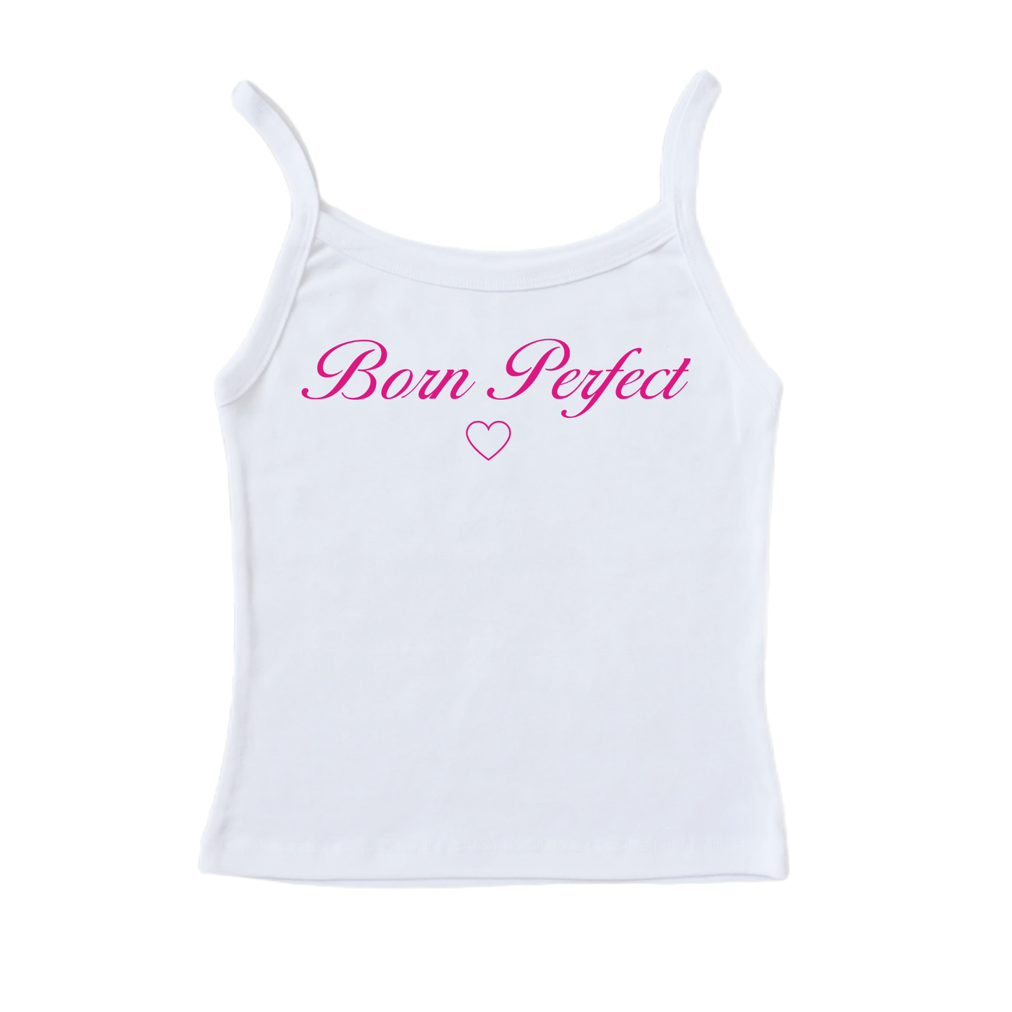 Born Perfect Tank Top - White