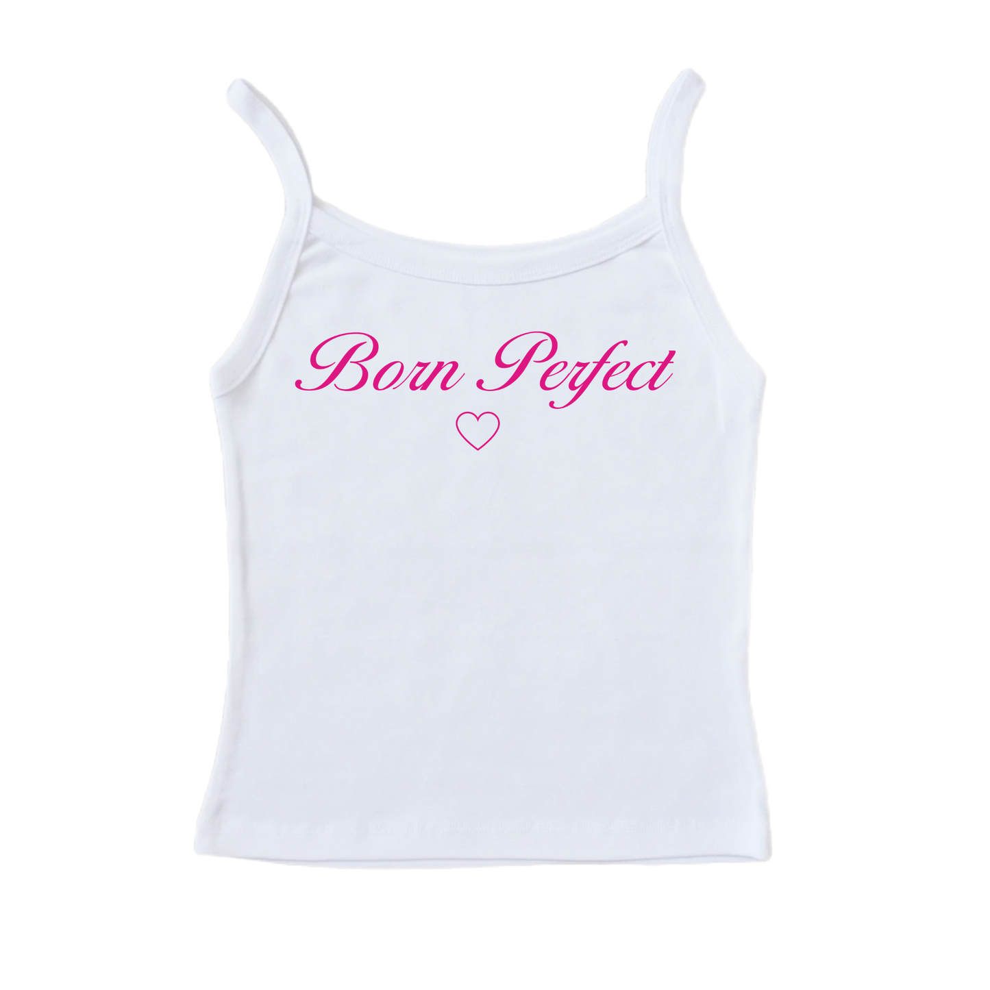 Born Perfect Tank Top - White