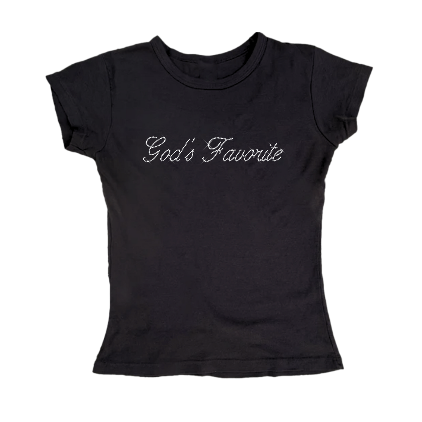 God's Favorite Rhinestone Baby Tee