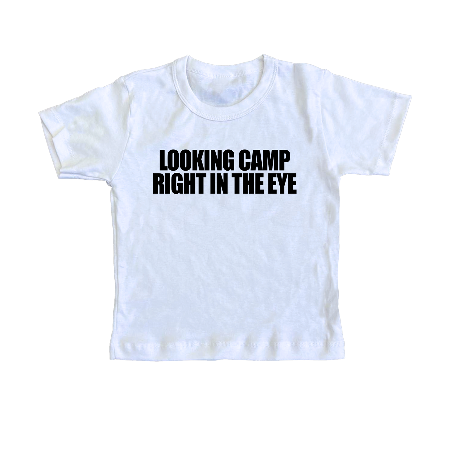 Looking Camp Right in the Eye Baby Tee