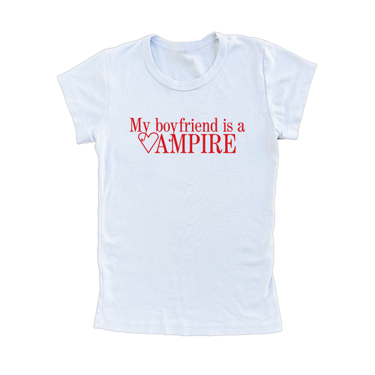 My Boyfriend is a Vampire Baby Tee